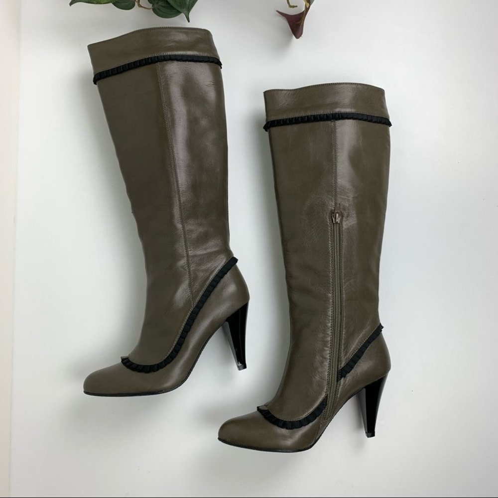 Killah Knee High leather Heels Boots 36